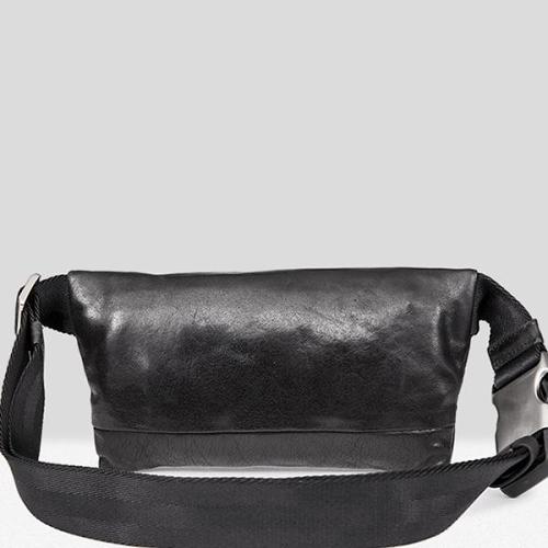Handmade Leather Fanny Pack Mens Waist Bag Hip Pack Belt Bag Bumbag for Men