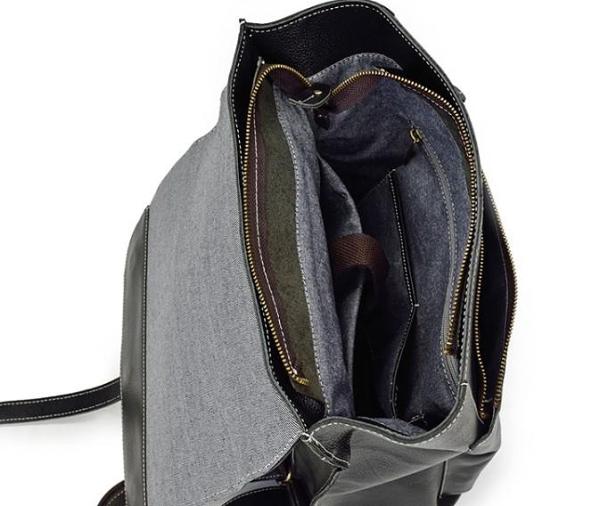 Fashion Black Mens Backpacks Vintage School Backpack Travel Backpack Bags for Men