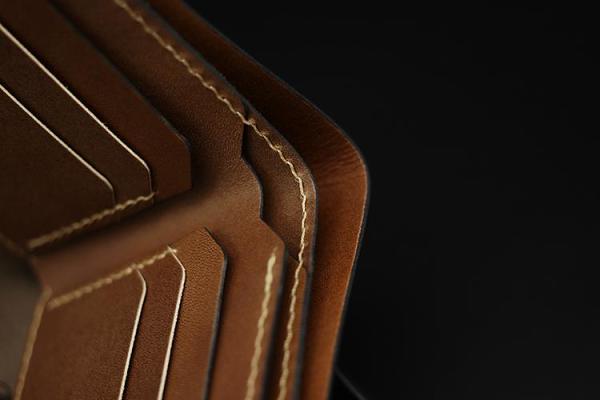 Handmade Leather Tooled Predator Mens billfold Wallet Cool Leather Wallet Slim Wallet for Men