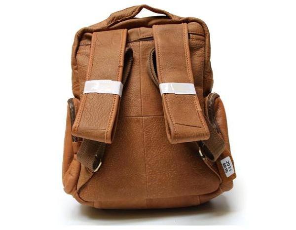 Cool Brown Mens Leather Backpack Travel Backpacks School Backpacks for men