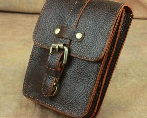 Cool Leather Cell Phone HOLSTER Belt Pouches for Men Waist Bag BELT BAG For Men