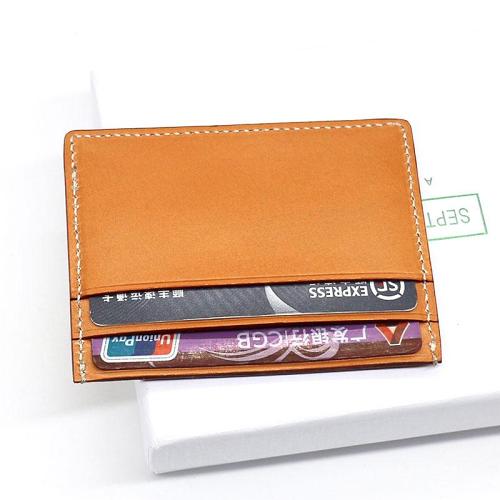 Leather Mens Card Wallet Card Holder Front Pocket Wallet Small Slim Wallet for Men