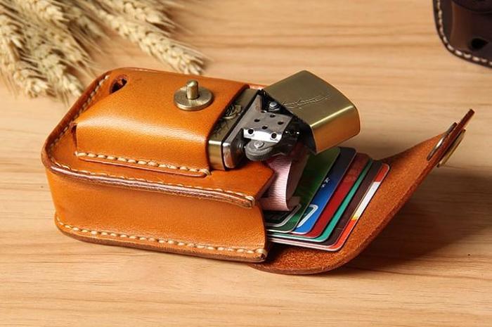 Leather Belt Pouch Mens Small Cases Waist Bag Hip Pack Belt Bag Fanny Pack Bumbag for Men