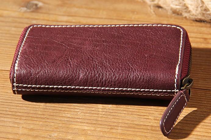 Mens Cool Key Wallet Handmade Leather Car Key Card Holder Car Key Case for Men