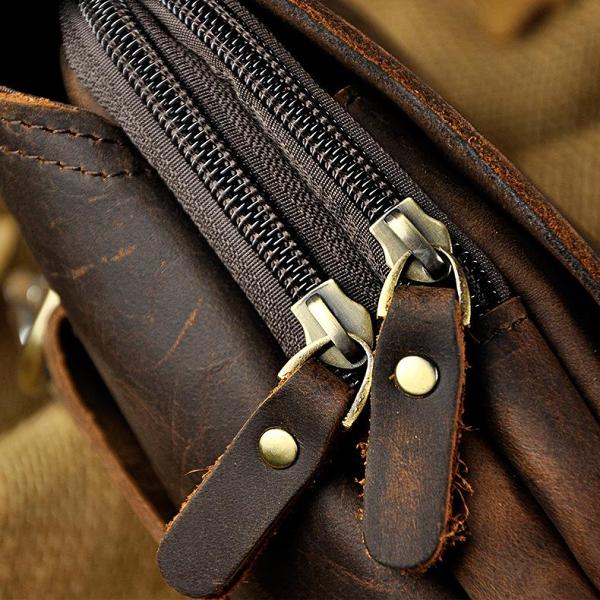 Leather Belt Pouch Mens Small Cases Waist Bag Hip Pack Belt Bag Fanny Pack Bumbag for Men