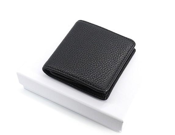 Leather Mens Small Change Wallet Coin Wallet Front Pocket Wallet for Men