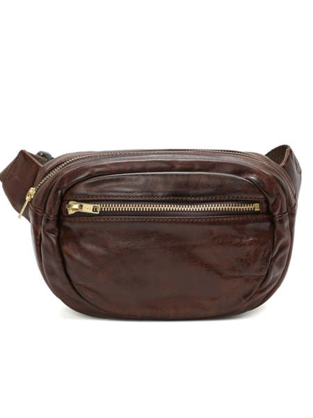 Leather Small Fanny Pack Crossbody Mens Small Chest Bag Hip Pack Small Leather Belt Bag Bumbag for Men