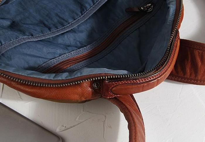 Handmade Leather Mens Cool Backpack Sling Bag Large Black Travel Bag Hiking Bag for men