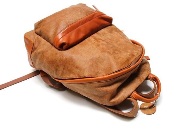 Cool Brown Leather Mens Backpacks Travel Backpacks Laptop Backpack for men