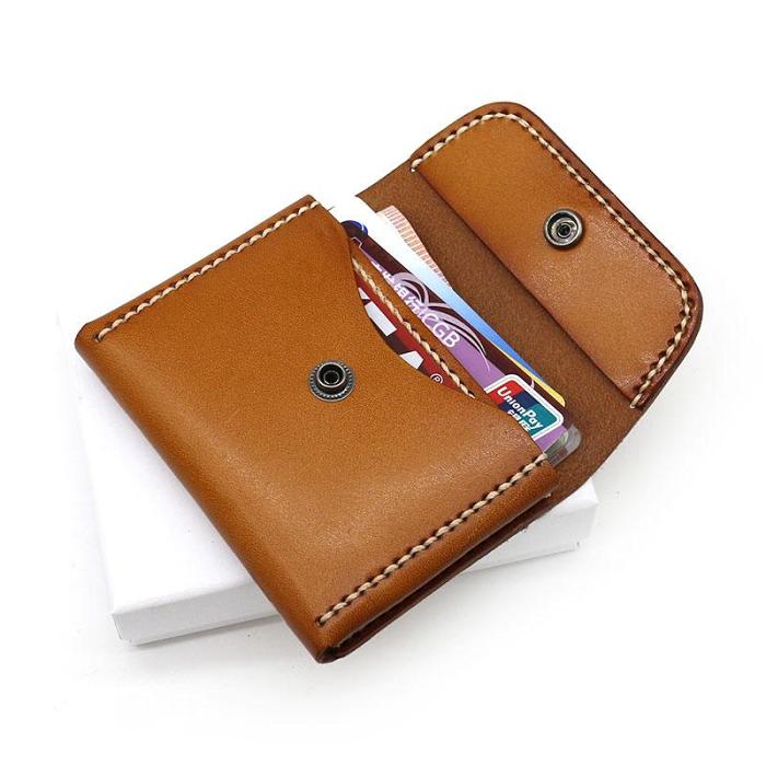 Leather Mens Card Wallets Front Pocket Wallet Small Cool Change Wallet for Men