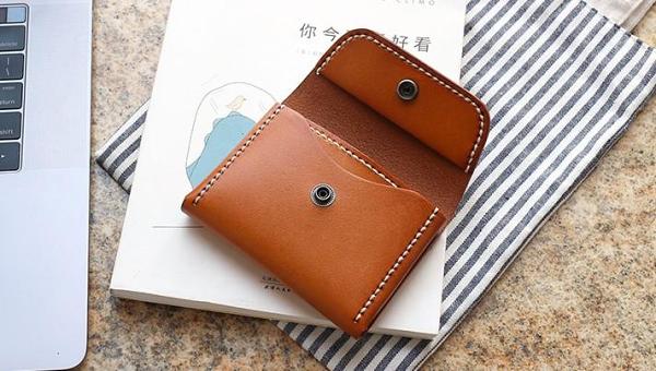 Leather Mens Card Wallets Front Pocket Wallet Small Cool Change Wallet for Men