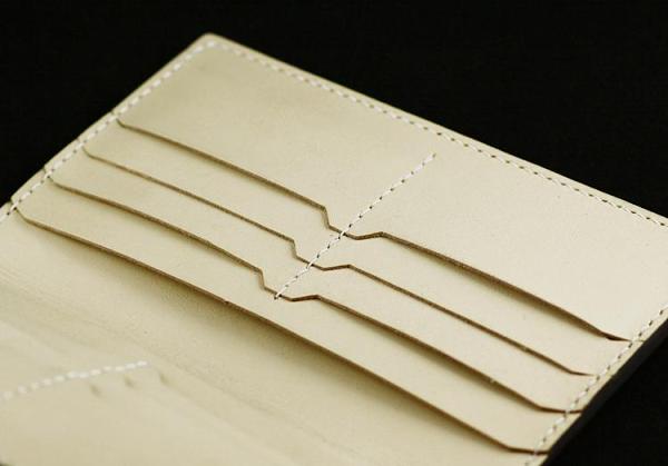 Handmade Leather Tooled Floral Mens Long Wallet Cool Leather Wallet Clutch Wallet for Men