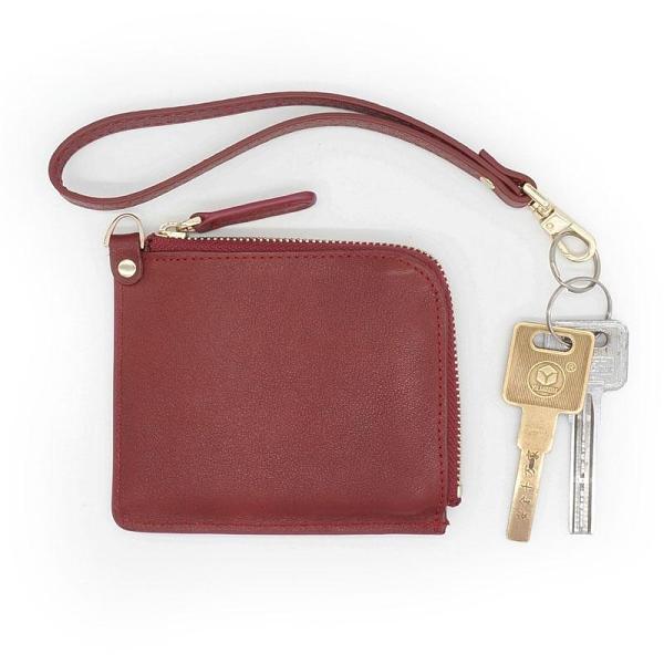 Leather Mens Zipper Small Wallet Wristlet Wallet Clutch Wallet Small Wallet for Men