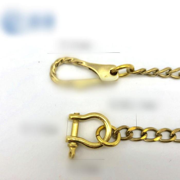 Fashion Pure Brass 18'' Wallet Chain Biker Wallet Chain Pants Chain for Men