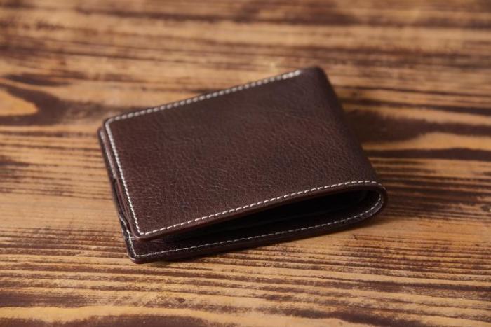 Handmade Leather Mens Cool Wallet Men Slim Wallets Front Pocket Wallet for Men