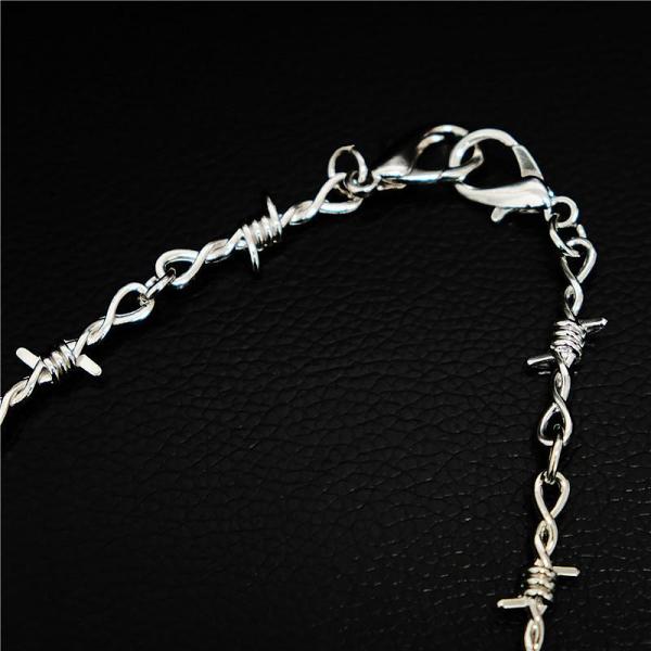 Badass Silver Mens Thorns Pants Chain Biker Wallet Chain Long Jeans Chain Jean Chains For Men