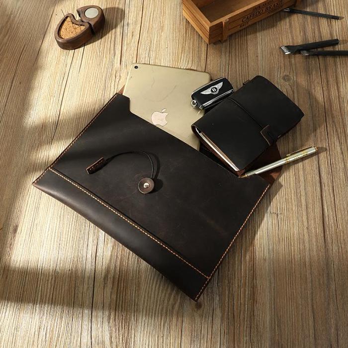Green Large Envelope Bag Leather Clutch Bag Womens Leather Envelope Bag Leather Clutch Purse for Women