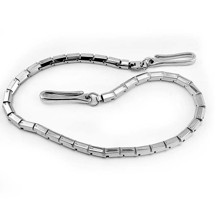 Badass Silver Mens Biker Wallet Chain STAINLESS STEEL Pants Chain Wallet Chain For Men