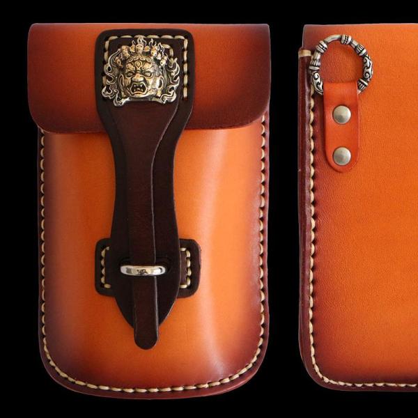 Leather Belt Pouch Mens Small Cases Waist Bag Hip Pack Belt Bag Fanny Pack Bumbag for Men