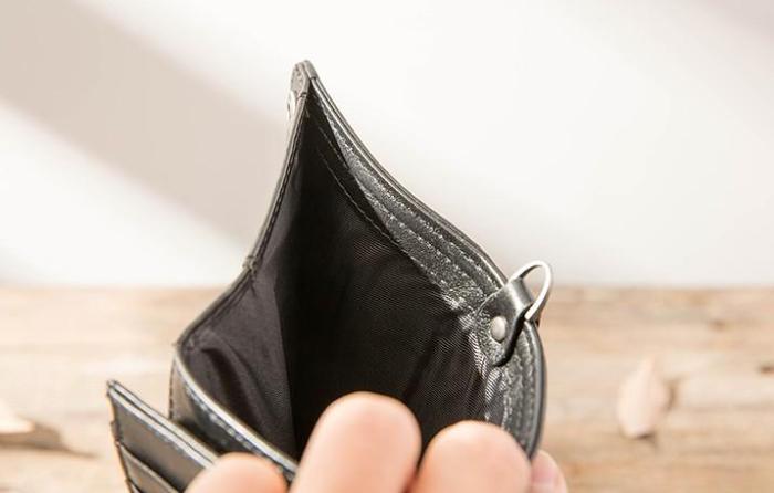 Cool Black Wristlet Wallet Leather Mens Long Wallet Long Wallet for Men