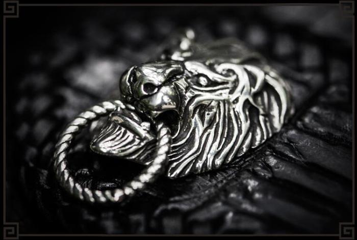 Handmade Leather Black Mens Chain Biker Wallet Cool Leather Wallet Long Clutch Wallets for Men