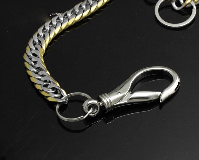 Solid Stainless Steel Wallet Chain Cool Punk Rock Biker Trucker Wallet Chain Trucker Wallet Chain for Men