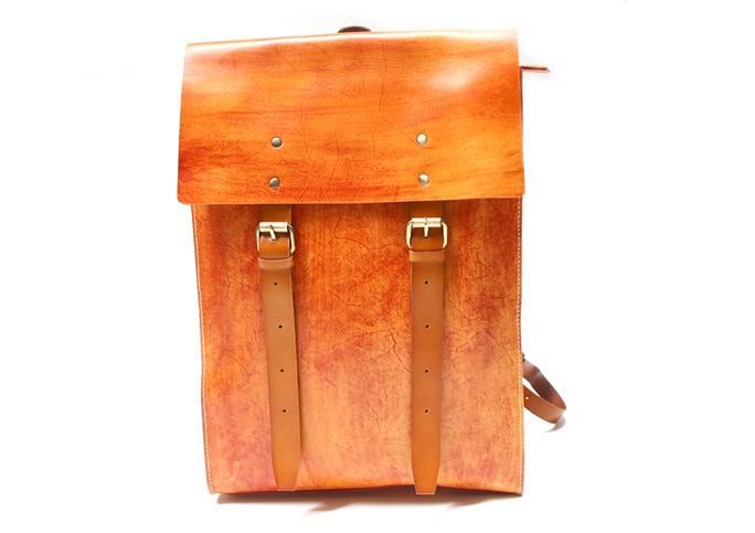 Leather Mens School Backpacks Travel Backpacks Laptop Backpack for men