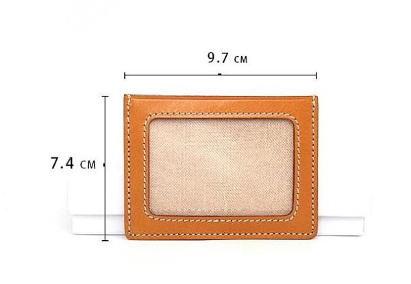 Leather Mens Card Wallet Card Holder Front Pocket Wallet Small Slim Wallet for Men