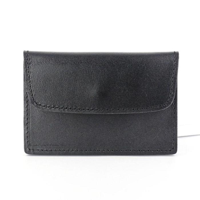 Leather Mens Card Wallet Front Pocket Wallet Small Slim Wallets Change Wallets for Men