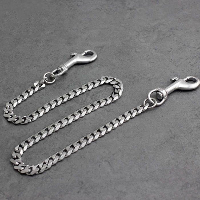 Cool Silver Mens Long Biker Wallet Chain Pants Chain STAINLESS STEEL Jeans Chain Jean Chain For Men