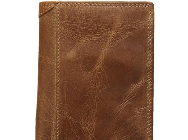 Cool Leather Mens Small Wallet billfold Bifold Wallet Front Pocket Wallet for Men