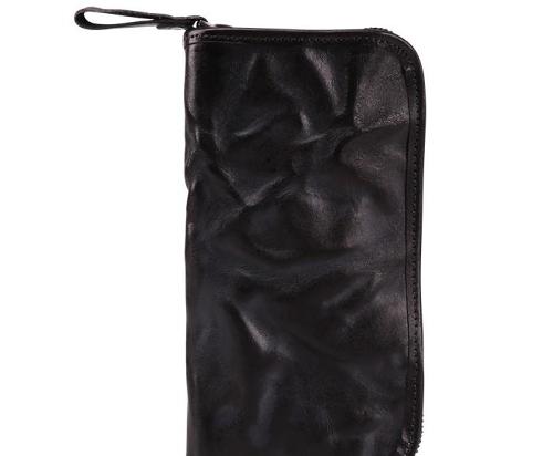 COOL MENS LEATHER ZIPPER LONG CLUTCH WALLETs ZIPPER VINTAGE LONG WALLET FOR MEN