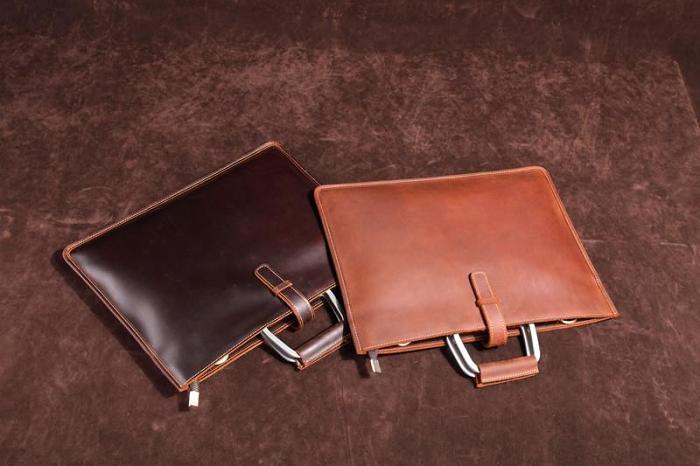 Handmade Leather Men Vintage Briefcase Handbag Laptop Bag For Men