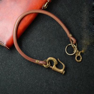 Handmade Leather Cool Punk Rock Wallet Chain Biker Trucker Wallet Chain Trucker Wallet Chain for Men