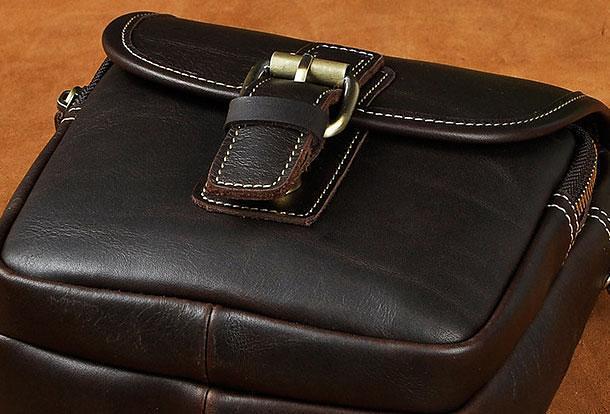 Cool Leather Belt Pouch Belt Bag Waist Bag Small Shoulder Bags For Men