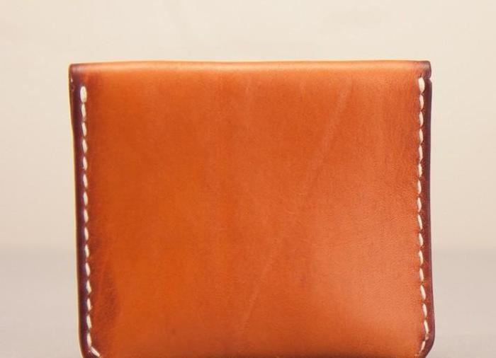 Leather Men Card Holder Wallet Change Small Wallet for Men