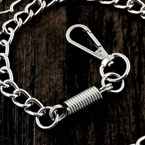 COOL SILVER STAINLESS STEEL MENS PANTS CHAINs WALLET CHAIN BIKER WALLET CHAIN FOR MEN