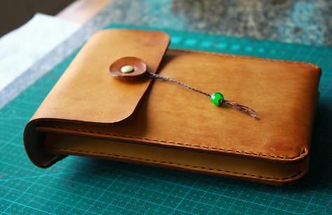 Handmade Cool Mens Leather Cell Phone Holsters Belt Pouch Waist Bag for Men