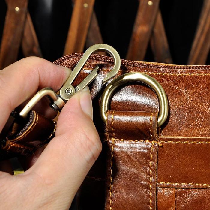 Leather Belt Pouch Mens Small Cases Waist Bag Hip Pack Belt Bag Fanny Pack Bumbag for Men
