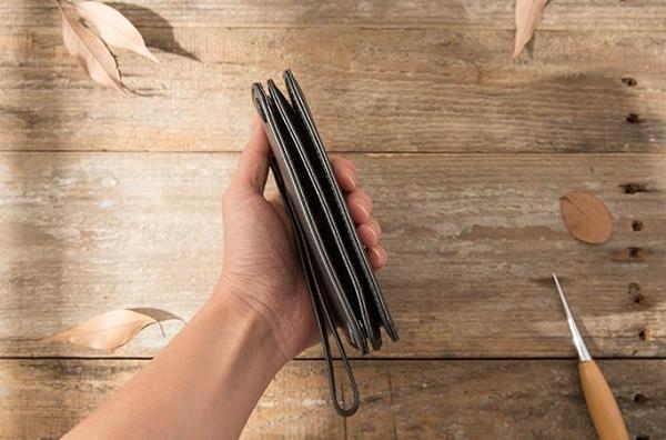 Cool Black Wristlet Wallet Leather Mens Long Wallet Long Wallet for Men