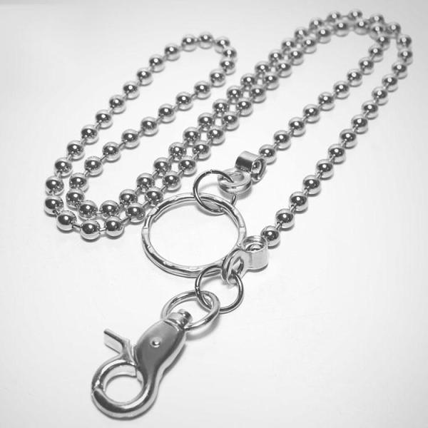 Fashion Men's Women's Beaded Stainless Steel Long Pants Chains Biker Wallet Chain For Men