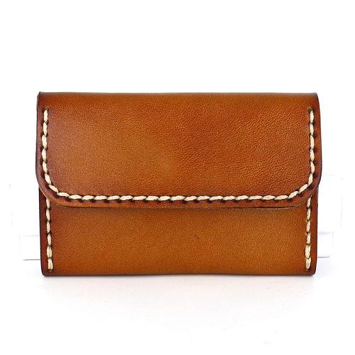 Leather Mens Card Wallet Front Pocket Wallets Small Slim Wallets Change Wallet for Men