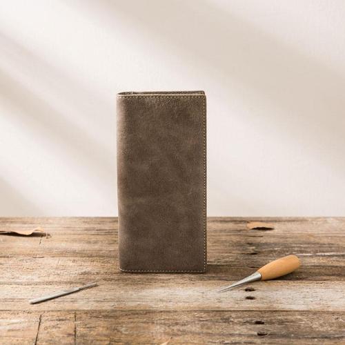 Cool Mens long Wallet Leather Vintage Wallet Long Wallets for Men