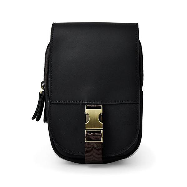 Leather Belt Pouch Mens Small Cases Waist Bag Hip Pack Belt Bag Fanny Pack Bumbag for Men