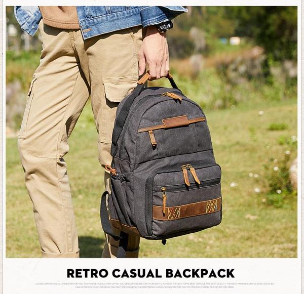GREEN LARGE CANVAS WATERPROOF MENS CANON CAMERA BACKPACK NIKON CAMERA BAG DSLR CAMERA BAG FOR MEN