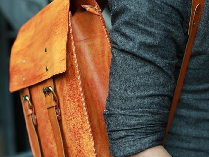 Leather Mens School Backpacks Travel Backpacks Laptop Backpack for men