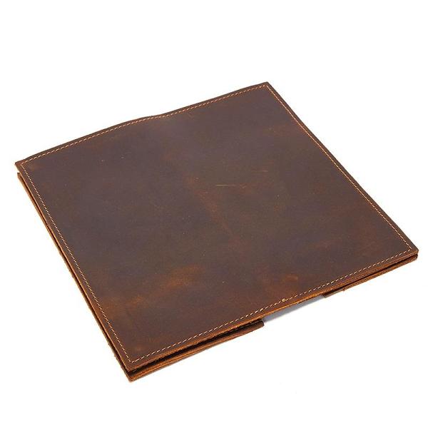 Handmade Leather Mens Clutch Wallet Cool Leather Wallet Long Phone Wallets for Men