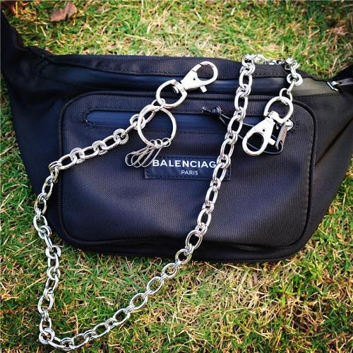 Cool Silver Street Style Pants Chain Key Chain Long Biker Wallet Chain For Men