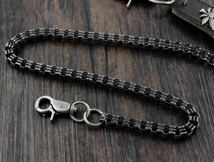 Solid Metal Long Wallet Chain Cool Punk Rock Biker Trucker Wallet Chain Trucker Wallet Chain for Men