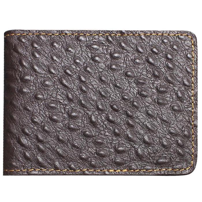 Handmade Leather Mens License Wallets Cool Short Wallet Card Holder Small Card Slim Wallets for Men